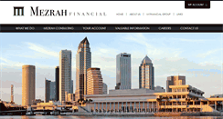 Desktop Screenshot of mezrahfinancial.com